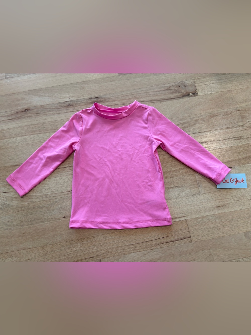 Cat & Jack Pink Toddler Rashguard